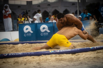 beach wrestling oyan nazariani