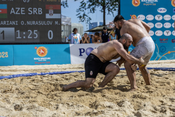 Beach Wrestling Oyan Nazariani