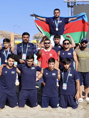 beach wrestling oyan nazariani